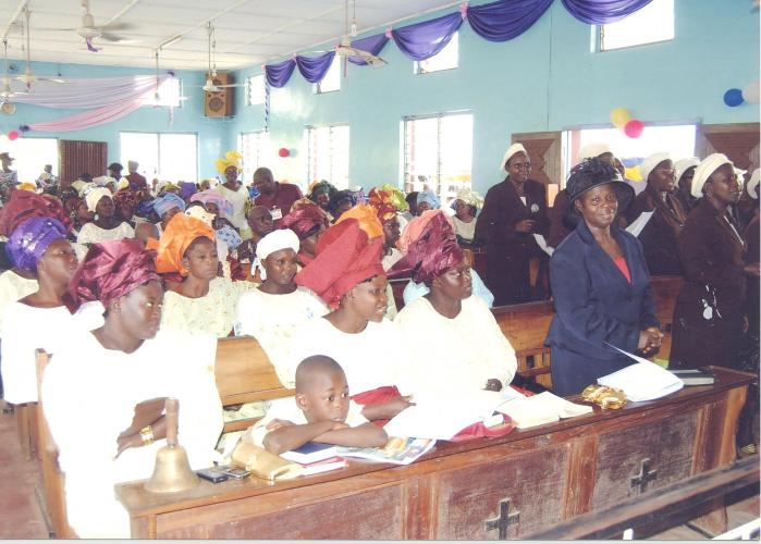 Induction service as the chairman of CAC Oke Ayo Gilgal Zone